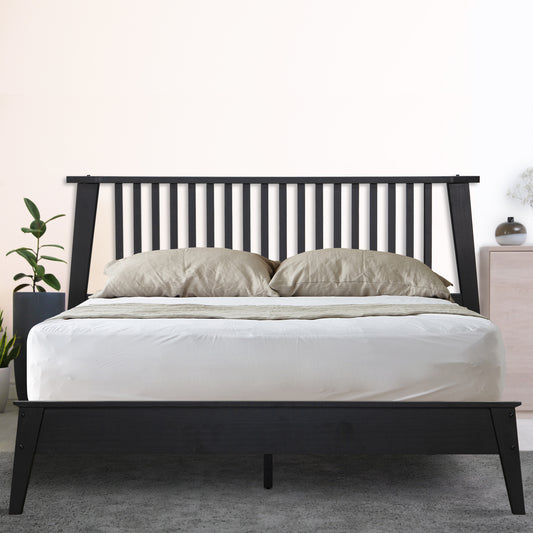 Acacia Kaylin Deluxe Wood Platform Bed Frame - Megsu