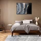 Acacia Mervyn Deluxe Wood Platform Bed Frame - Megsu
