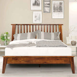 Acacia Kaylin Deluxe Wood Platform Bed Frame - Megsu