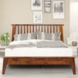 Cadre de lit plateforme en bois de luxe Kaylin