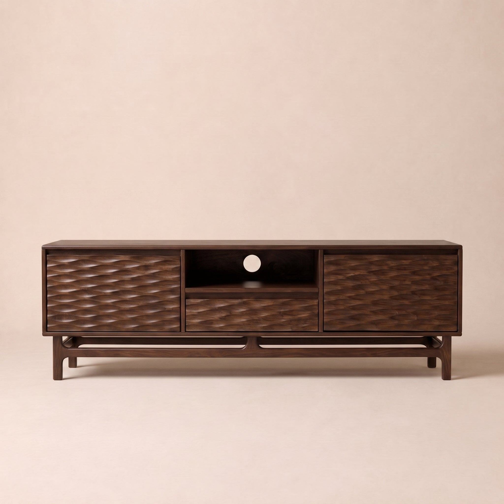 Mueble de TV Elara de madera maciza