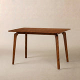 Mesa de comedor de madera maciza Acacia Verve de 122 cm: ideal para 4 personas.