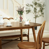 Acacia Wilma Solid Wood Dining Table 64" x 36" - Megsu