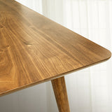 Acacia Wilma Solid Wood Dining Table 48" x 30" - Megsu