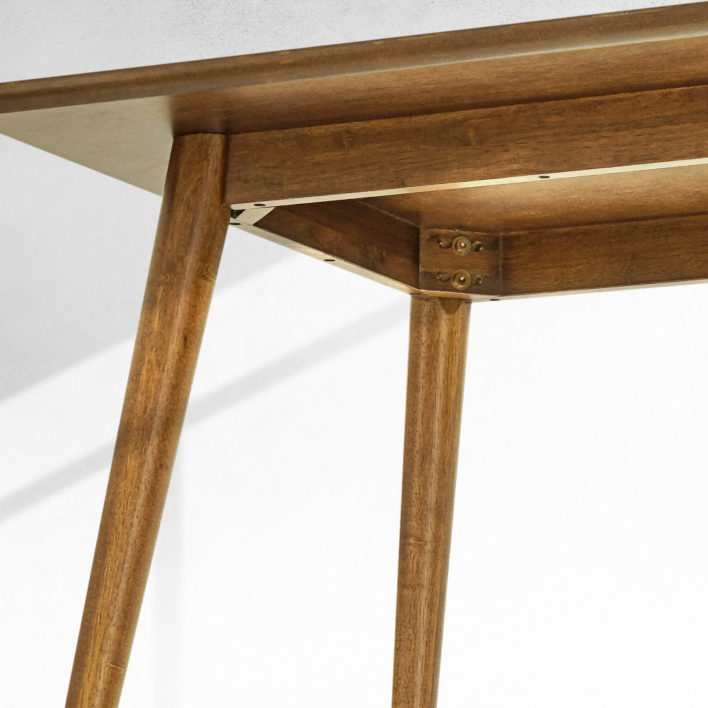 Acacia Wilma Solid Wood Dining Table 48" x 30" - Megsu