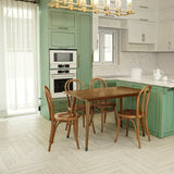 Acacia Wilma Solid Wood Dining Table 48" x 30" - Megsu