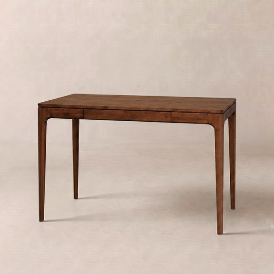 Escritorio rectangular de madera de caucho ACACIA Wilma de 48"
