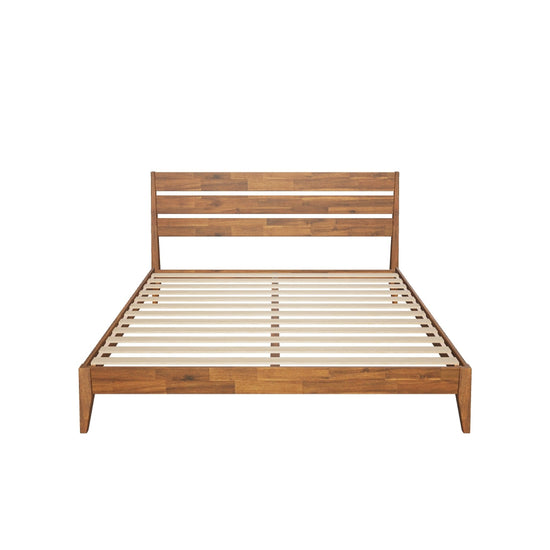 Acacia Emery Wood Platform Bed Frame for Modern Bedrooms