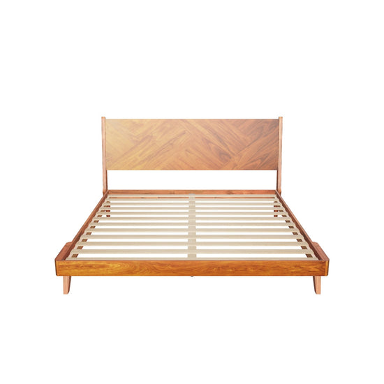 Rorns Gazelle Platform Bed Frame With Headboard for Ultimate Comfort