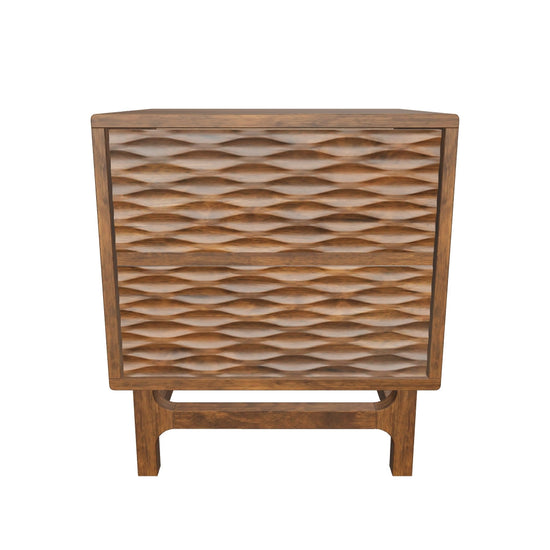 Acacia Elara Nightstand with 2 Drawers