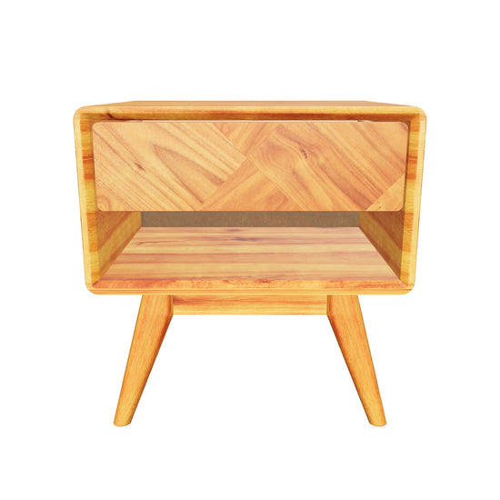 Rorns Laden Nightstand with Drawer - Stylish and Functional Bedroom Storage