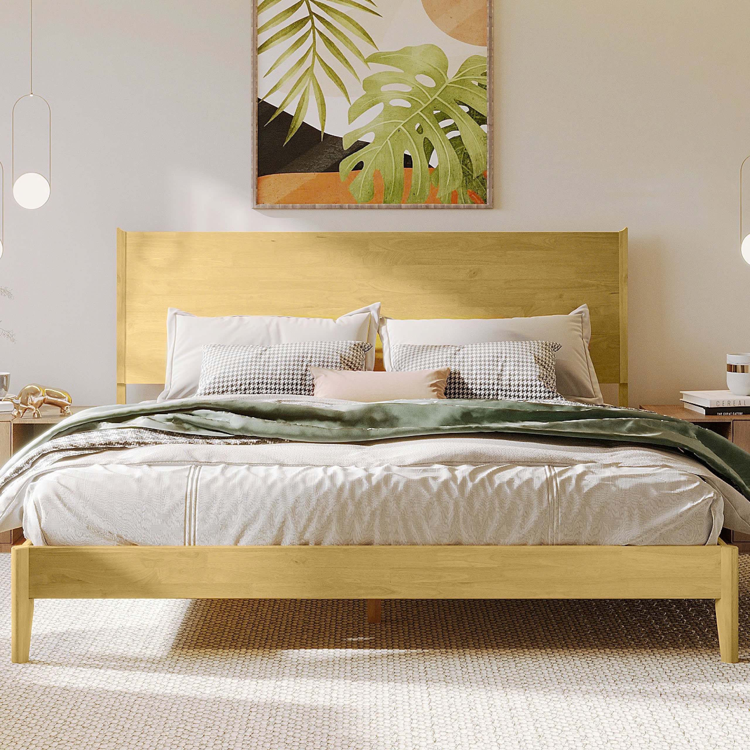 Cadre de lit plateforme en bois Haven Deluxe