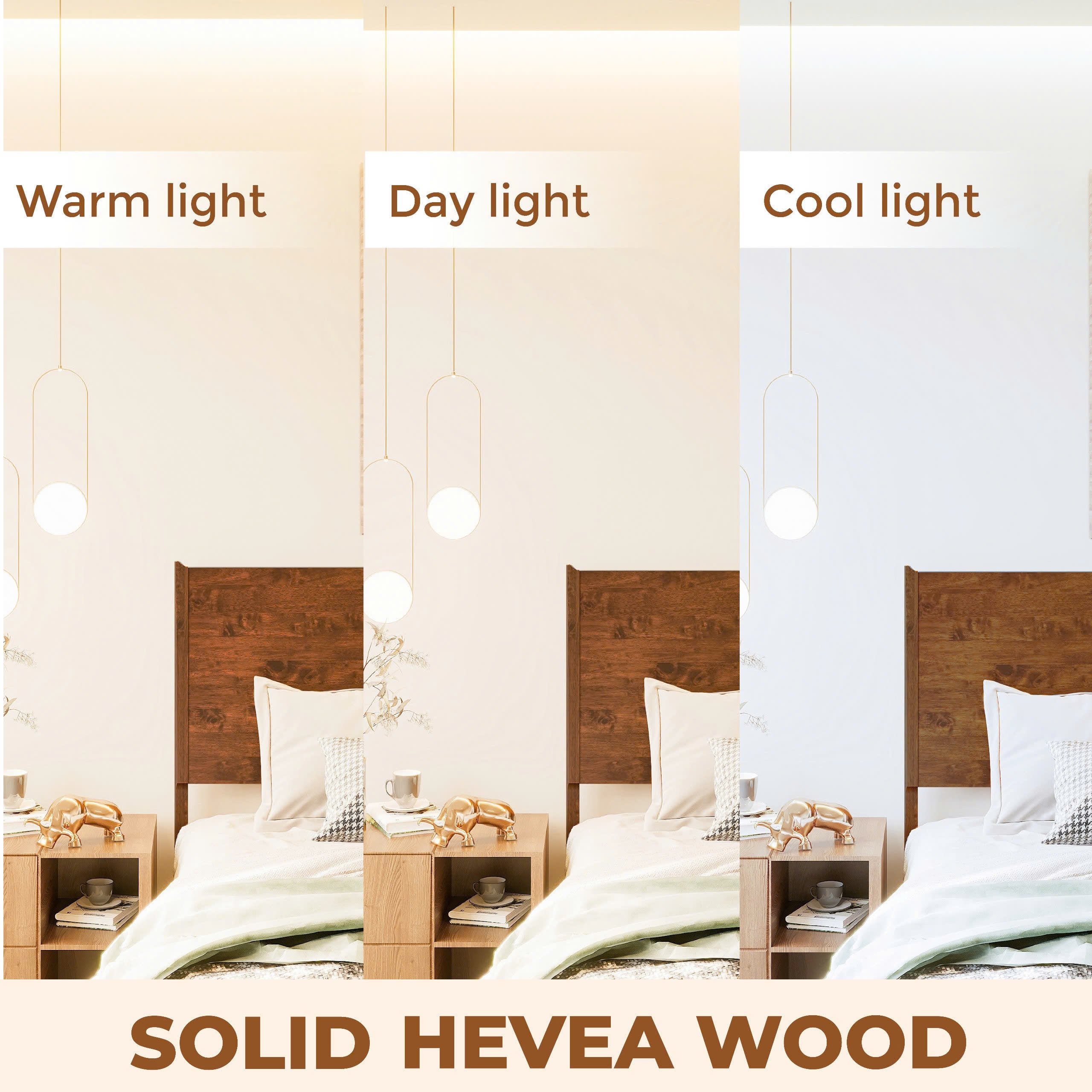 Cadre de lit plateforme en bois Haven Deluxe